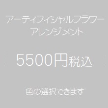 アーティフィシャルフラワー5500円